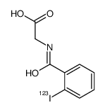 2-[(2-iodanylbenzoyl)amino]acetic acid结构式