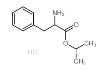 D-Phenylalanine,1-methylethyl ester, hydrochloride (1:1)结构式