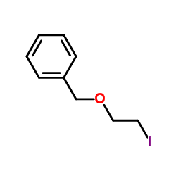 ((2-碘乙氧基)甲基)苯结构式