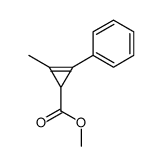 methyl 2-methyl-3-phenylcycloprop-2-ene-1-carboxylate结构式