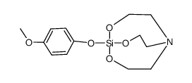 1-(4-methoxyphenoxy)silatrane Structure