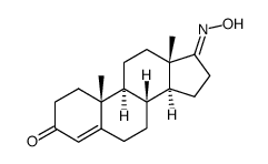 androst-4-ene-3,17-dione-17-oxime结构式