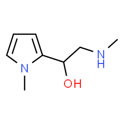 1H-Pyrrole-2-methanol,1-methyl-alpha-[(methylamino)methyl]-(9CI) Structure
