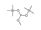 Phosphorous acid methylbis(trimethylsilyl) ester Structure