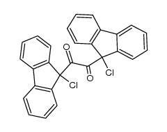 bis-(9-chloro-fluoren-9-yl)-ethanedione结构式