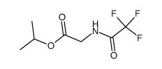 (2,2,2-Trifluoro-acetylamino)-acetic acid isopropyl ester结构式