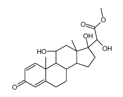 methyl 2-[(8S,9S,10R,11S,13S,14S,17R)-11,17-dihydroxy-10,13-dimethyl-3-oxo-7,8,9,11,12,14,15,16-octahydro-6H-cyclopenta[a]phenanthren-17-yl]-2-hydroxyacetate结构式