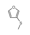 3-methylsulfanylfuran结构式