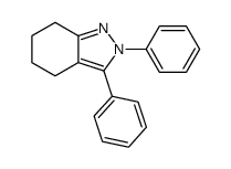 2,3-diphenyl-4,5,6,7-tetrahydroindazole结构式