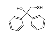 2-mercapto-1,1-diphenylethanol Structure
