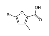 5-bromo-3-methylfuran-2-carboxylic acid structure