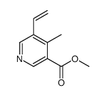 methyl 5-ethenyl-4-methylpyridine-3-carboxylate结构式