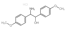 2-amino-1,2-bis(4-methoxyphenyl)ethanol hydrochloride Structure