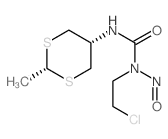 1-(2-chloroethyl)-3-(2-methyl-1,3-dithian-5-yl)-1-nitroso-urea Structure