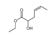 ethyl 2-hydroxyhex-4-enoate结构式