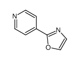 2-(吡啶-4-基)噁唑结构式