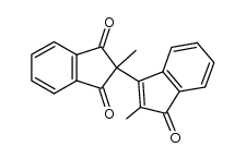 2,2'-dimethyl-[1,2']biindenyl-3,1',3'-trione Structure