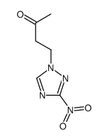 4-(3-nitro-1,2,4-triazol-1-yl)butan-2-one structure