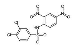 3,4-dichloro-N-(2,4-dinitrophenyl)benzenesulfonamide Structure