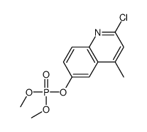 (2-chloro-4-methylquinolin-6-yl) dimethyl phosphate结构式