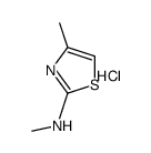 METHYL-(4-METHYL-THIAZOL-2-YL)-AMINE HYDROCHLORIDE Structure