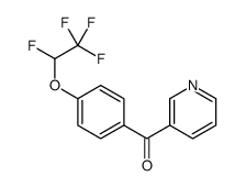 pyridin-3-yl-[4-(1,2,2,2-tetrafluoroethoxy)phenyl]methanone结构式