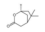 (5R)-5,7,7-trimethyl-4-oxabicyclo[3.2.1]octan-3-one结构式