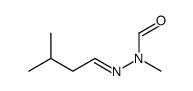 N-methyl-N-(3-methylbutylideneamino)formamide Structure