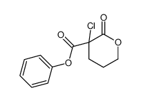 phenyl 3-chloro-2-oxooxane-3-carboxylate Structure