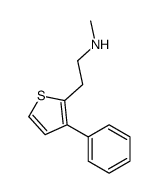 N-methyl-2-(3-phenylthiophen-2-yl)ethanamine结构式