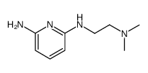2-(2-Dimethylaminoethylamino)-6-aminopyridine结构式