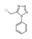 1H-Tetrazole,5-(chloromethyl)-1-phenyl-(9CI) structure