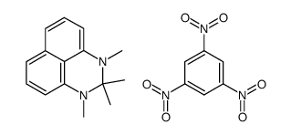 1,2,2,3-Tetramethyl-2,3-dihydro-1H-perimidine; compound with 1,3,5-trinitro-benzene结构式