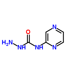 Hydrazinecarboxamide,N-pyrazinyl- (9CI)结构式