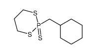 2-(cyclohexylmethyl)-2-sulfanylidene-1,3,2λ5-dithiaphosphinane结构式