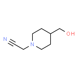 1-Piperidineacetonitrile,4-(hydroxymethyl)-(9CI)图片