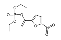 diethyl 1-(5-nitrofuran-2-yl)ethenyl phosphate结构式