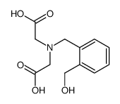 2-[carboxymethyl-[[2-(hydroxymethyl)phenyl]methyl]amino]acetic acid Structure