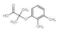 2-(2,3-dimethylphenoxy)-2-methylpropanoic acid结构式