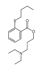 3-(Diethylamino)propyl=o-(butylthio)benzoate Structure