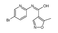 N-(5-bromopyridin-2-yl)-5-methyl-1,2-oxazole-4-carboxamide Structure