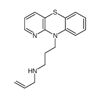 N-prop-2-enyl-3-pyrido[3,2-b][1,4]benzothiazin-10-ylpropan-1-amine Structure