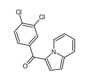 (3,4-dichlorophenyl)-indolizin-3-ylmethanone结构式