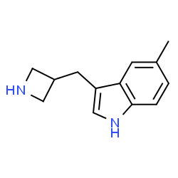 1H-Indole,3-(3-azetidinylmethyl)-5-methyl-(9CI)结构式