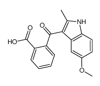 2-(5-methoxy-2-methyl-1H-indole-3-carbonyl)benzoic acid Structure