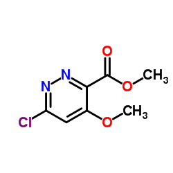 6-氯-4-甲氧基吡嗪-3-羧酸甲酯结构式