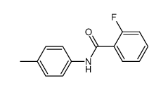 2-Fluoro-N-(4-Methylphenyl)benzamide Structure