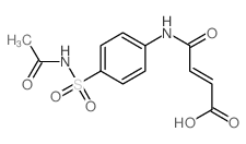 Maleanilic acid,4'-(acetylsulfamoyl)- (6CI,8CI) Structure