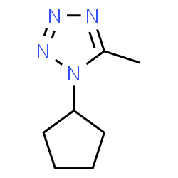 1H-Tetrazole,1-cyclopentyl-5-methyl-(9CI) Structure