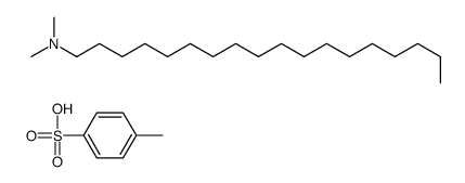 N,N-dimethyloctadecan-1-amine,4-methylbenzenesulfonic acid结构式